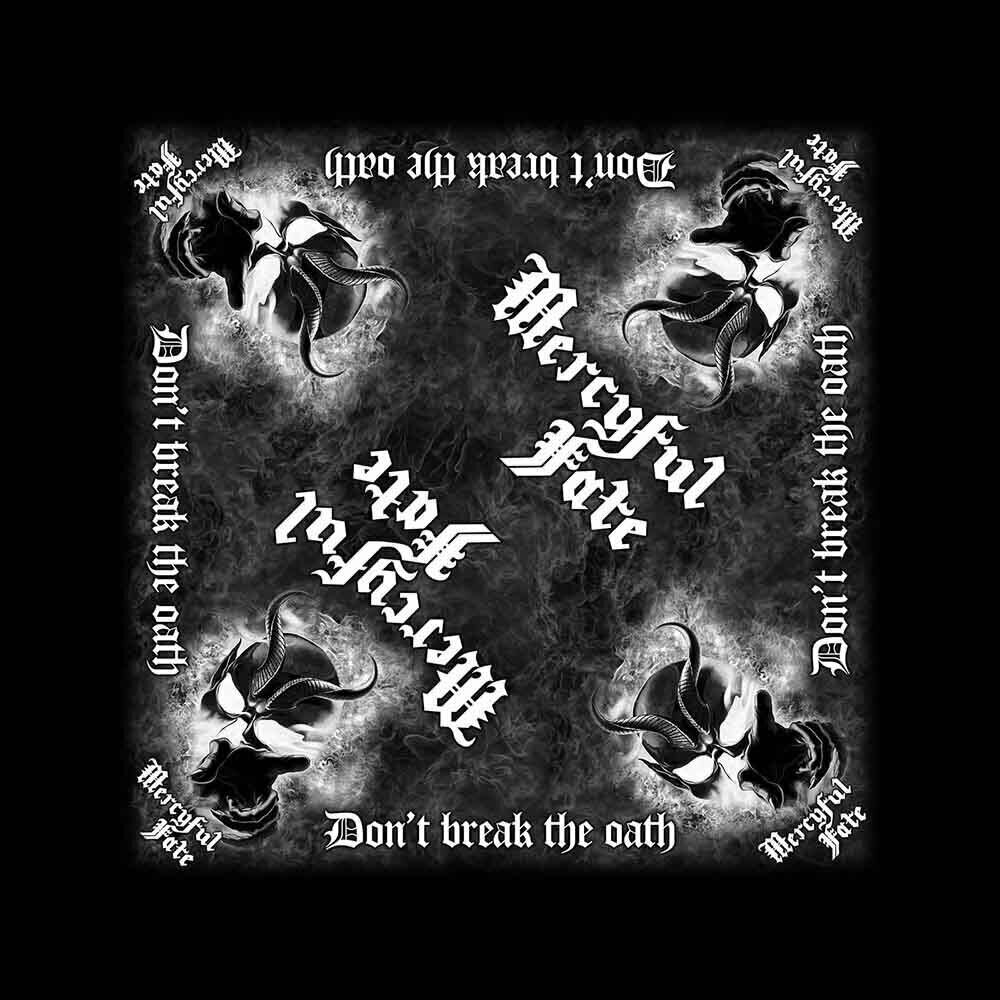 Scarf Mercyful Fate Scarf Dont Break the Oath Black