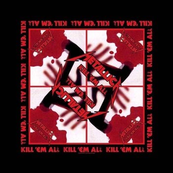 Scarf Metallica Scarf Kill  Em All Black - 1