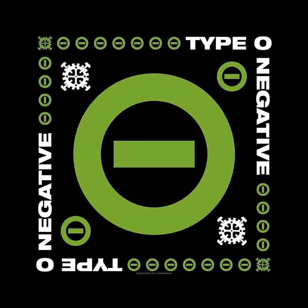 Foulard Type O Negative Foulard Negative Symbol Black