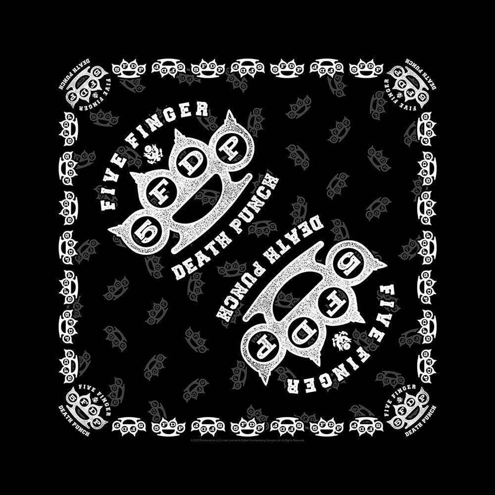 Foulard Five Finger Death Punch Foulard Knuckles Black