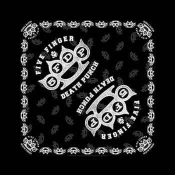 Foulard Five Finger Death Punch Foulard Knuckles Black - 1