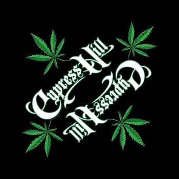 Scarf Cypress Hill Scarf Logo/Leaf Black - 1