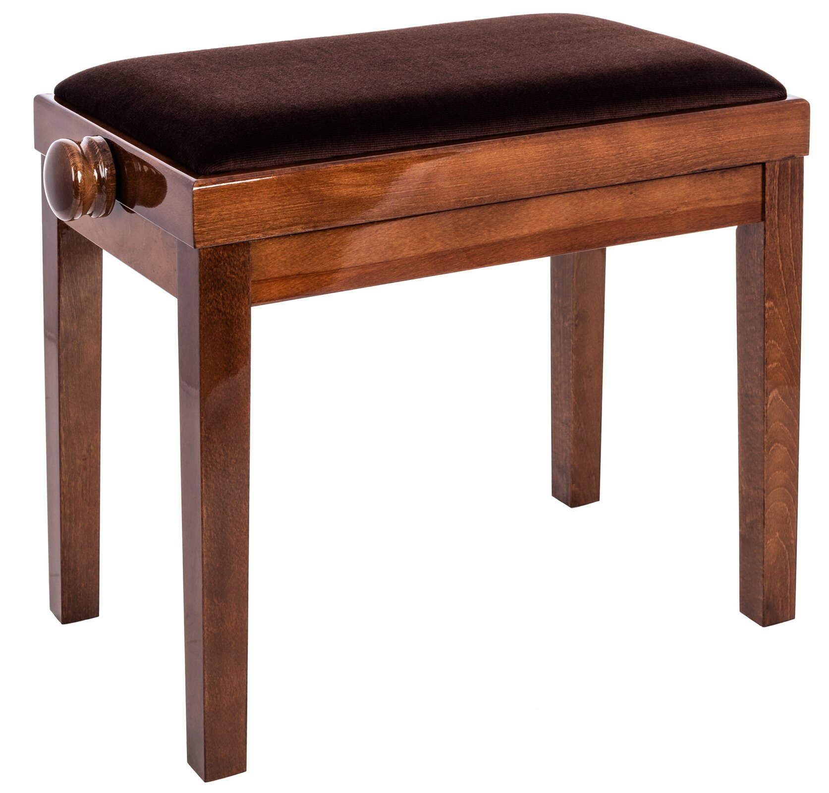 Drewniany stołek do fortepianu Bespeco SG 101 Drewniany stołek do fortepianu Walnut