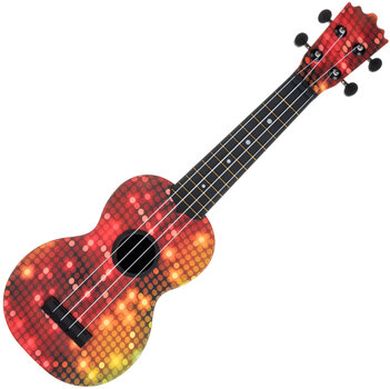 Soprano ukulele Pasadena WU-21G2-BK Multicolor Soprano ukulele - 1