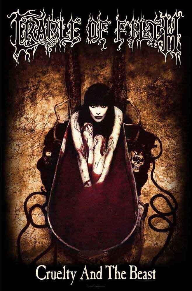 Flag / Poster Cradle Of Filth Cruelty and the Beast Flag