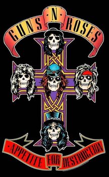 Zastava / plakat Guns N' Roses Appetite for Destruction Zastava - 1