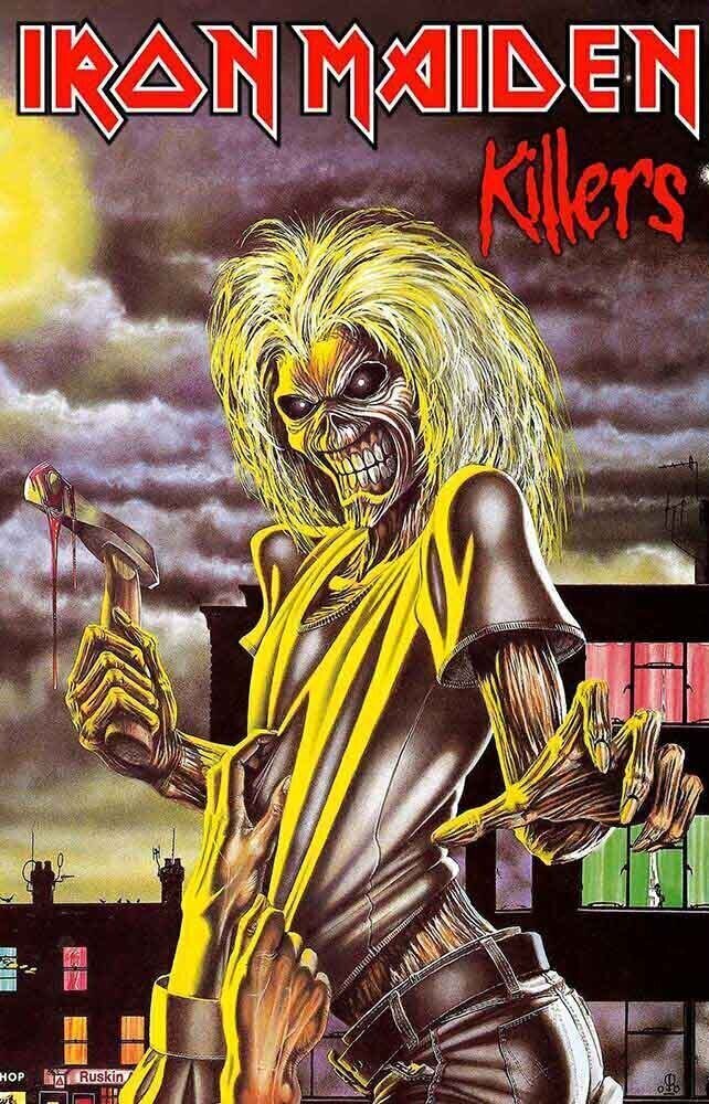 Bandeira / Cartaz Iron Maiden Killers Bandeira
