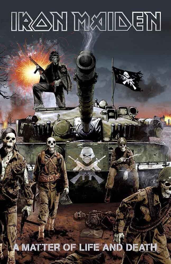 Flag / Poster Iron Maiden A Matter Of Life And Death Flag