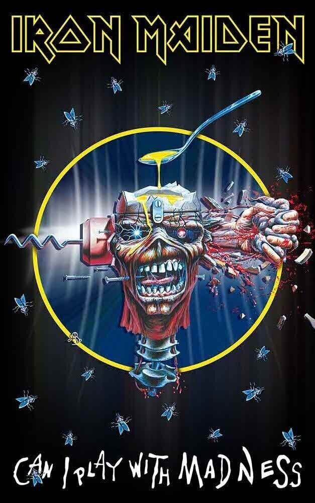 Bandeira / Cartaz Iron Maiden Can I Play With Madness Bandeira
