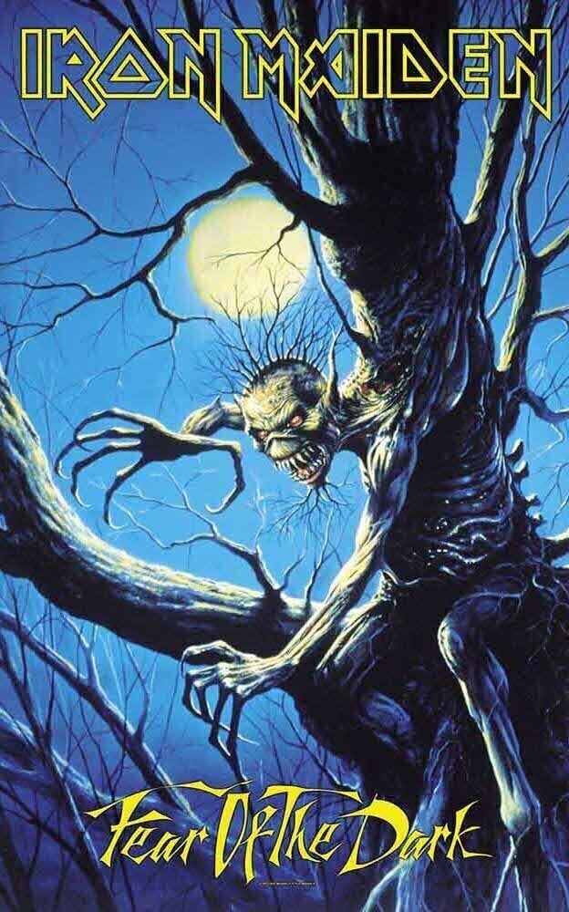 Zastava / plakat Iron Maiden Fear of the Dark Zastava