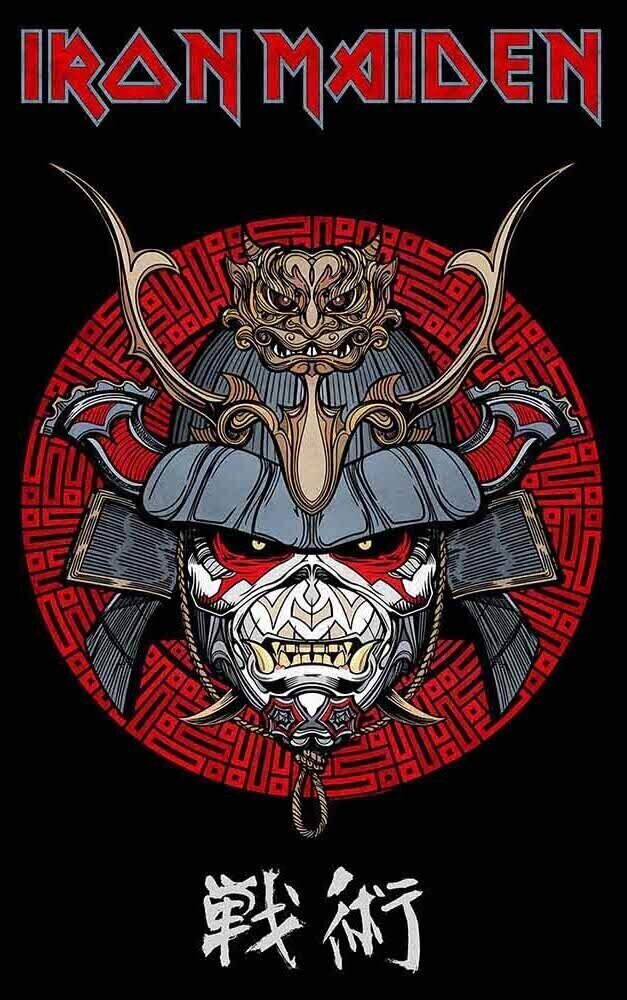 Flag / Poster Iron Maiden Senjutsu Samurai Eddie Flag