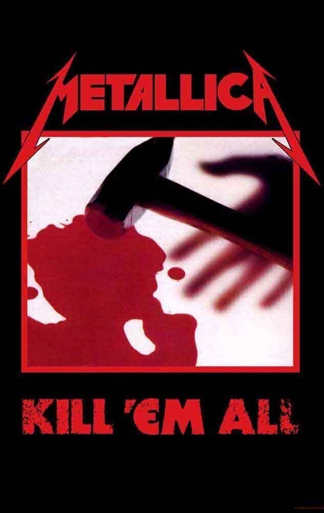 Zastava / plakat Metallica Kill Em All Zastava