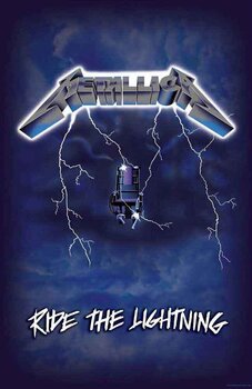 Zastava / plakat Metallica Ride the Lightning Zastava - 1
