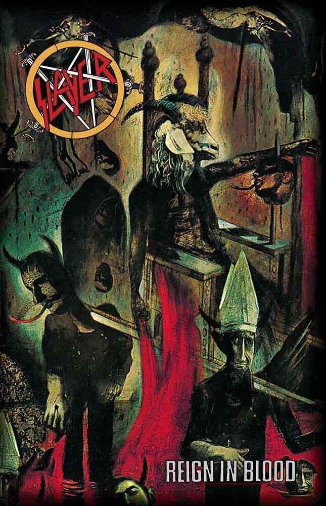 Bandeira / Cartaz Slayer Reign in Blood Bandeira