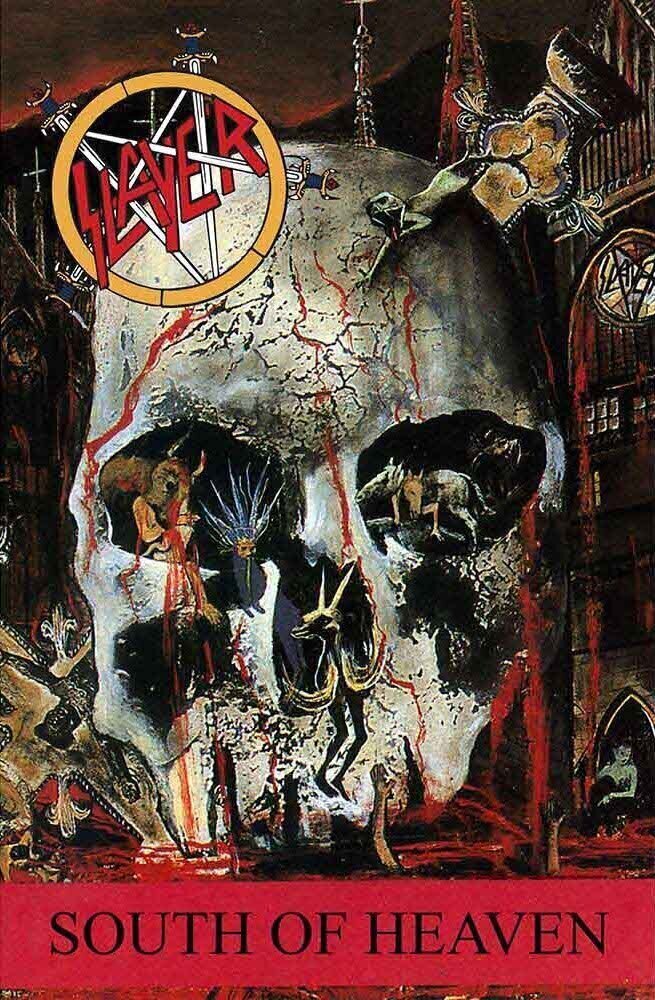 Bandeira / Cartaz Slayer South of Heaven Bandeira