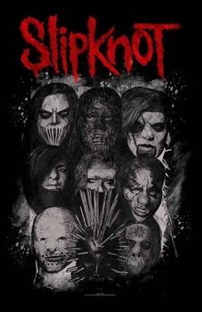 Drapeau / Affiche Slipknot Masks Drapeau - 1