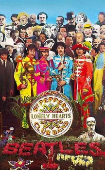Bandeira / Cartaz The Beatles Sgt Pepper Bandeira - 1