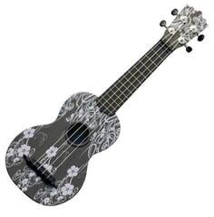 Ukulele soprano Pasadena WU-21F7-BK Floral Black Ukulele soprano