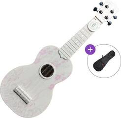 Szoprán ukulele Pasadena WU-21F5-WH SET Natural Szoprán ukulele