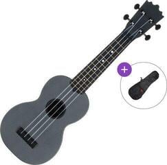Szoprán ukulele Pasadena WU-21G1-BK SET Gray Szoprán ukulele