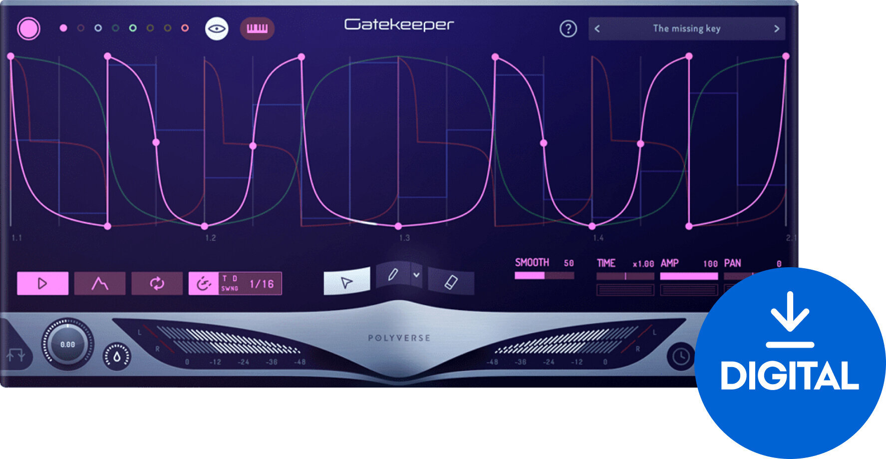 Εφέ FX Plug-In λογισμικού στούντιο Polyverse Gatekeeper (Ψηφιακό προϊόν)