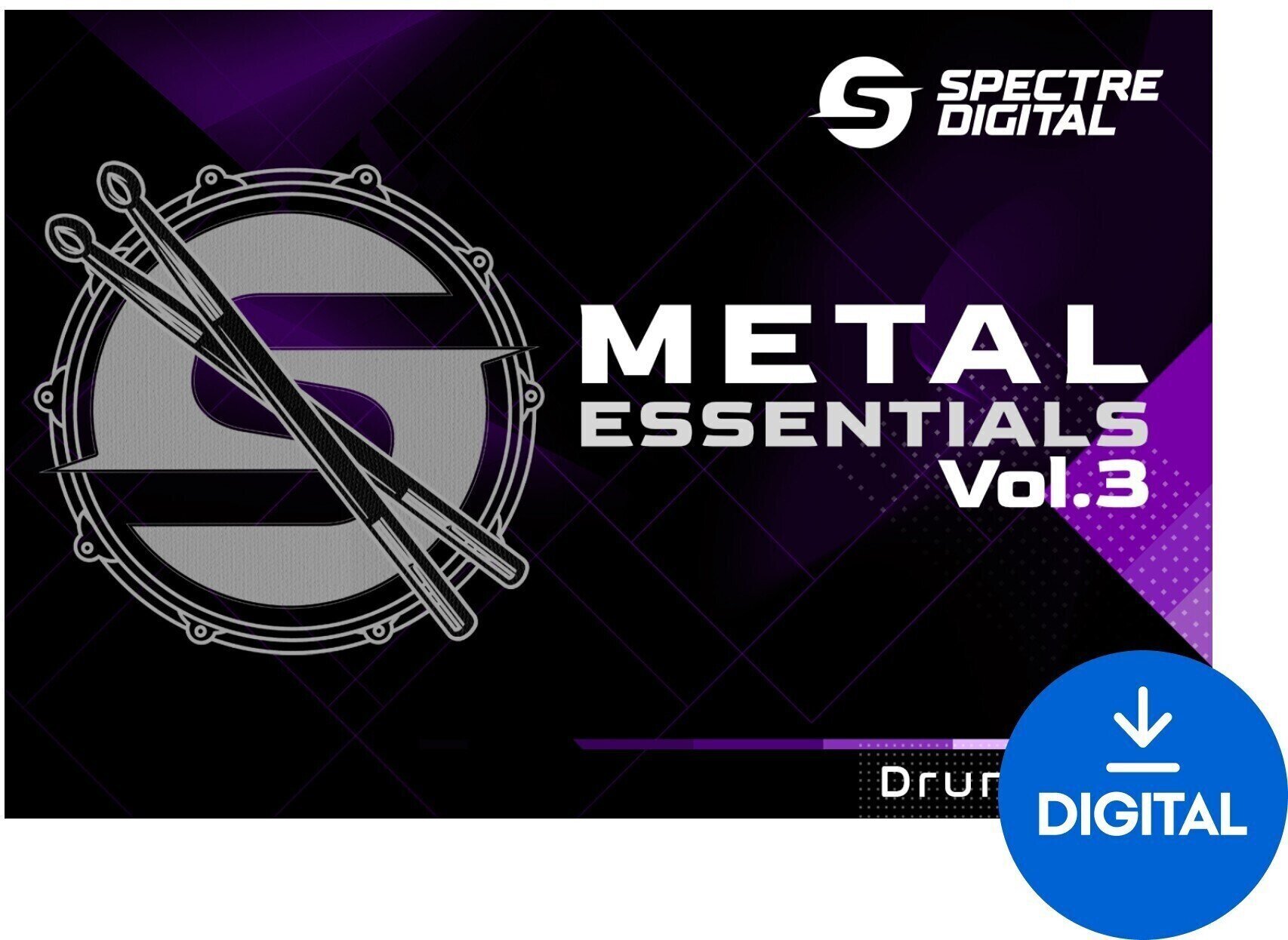Bibliothèques de sons pour sampler Spectre Digital Metal Essentials Vol.3 (Produit numérique)