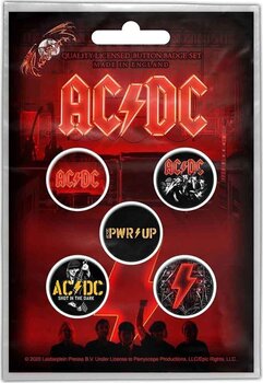 Oznaka / značka AC/DC PWR-UP Bedž - 1
