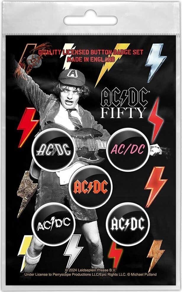 Oznaka / značka AC/DC Bolt Array Bedž