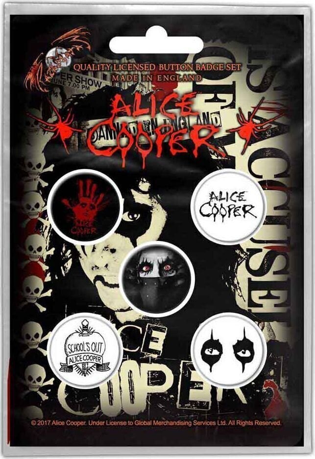 Aufnäher / Abzeichen Alice Cooper Eyes Abzeichen