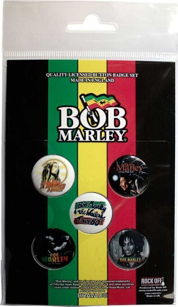 Patch / Distintivo Bob Marley Bob & The Wailers Distintivo