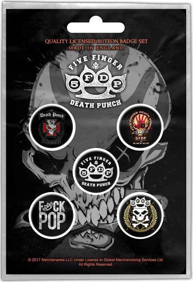 Patch / Badge Five Finger Death Punch Logos Badge