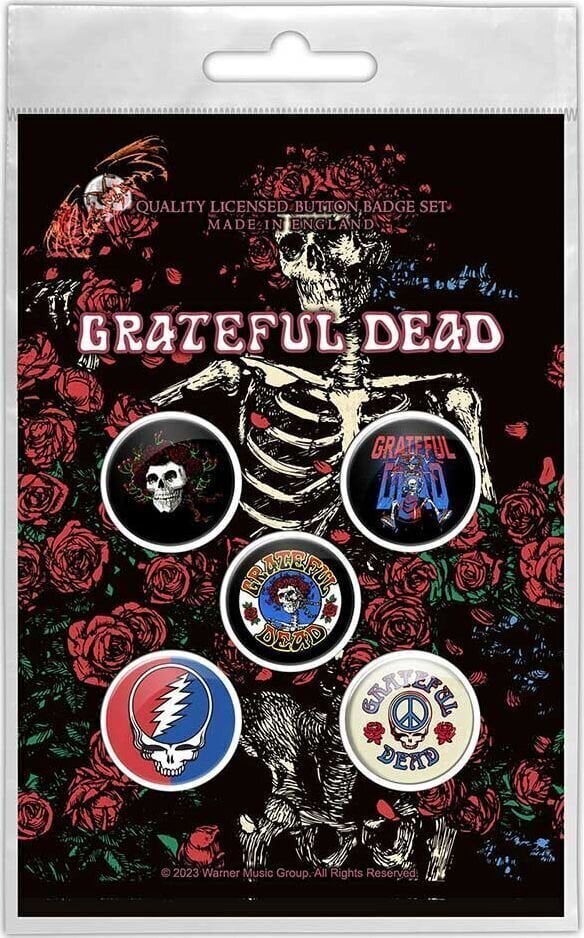 Patch / Distintivo Grateful Dead Skeleton & Rose Distintivo