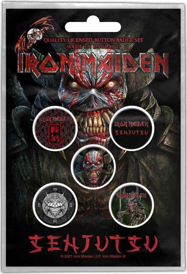 Oznaka / značka Iron Maiden Senjutsu Bedž