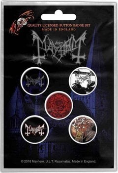 Patch / Badge Mayhem De Mysteriis Dom Sathanas Badge - 1