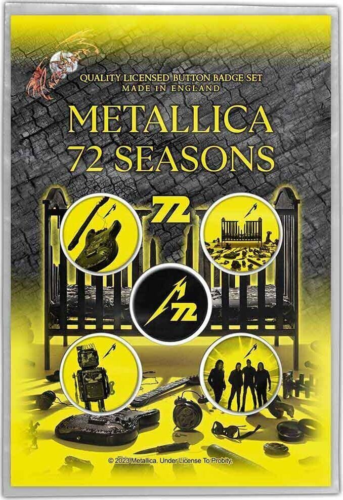 Patch / Badge Metallica 72 Seasons Badge