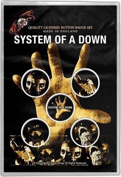 Oznaka / značka System of a Down Hand Bedž - 1