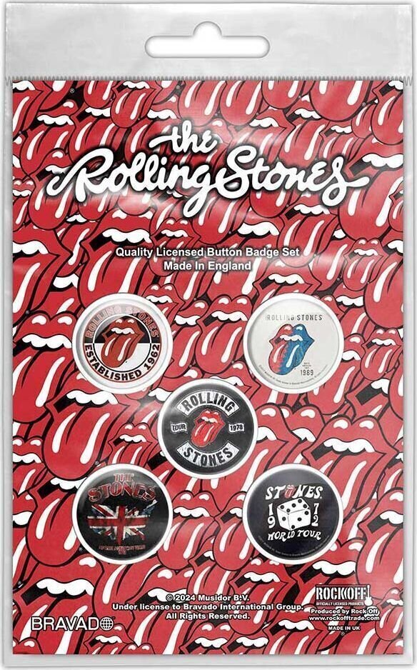 Patch / Distintivo The Rolling Stones Tour Collection Distintivo