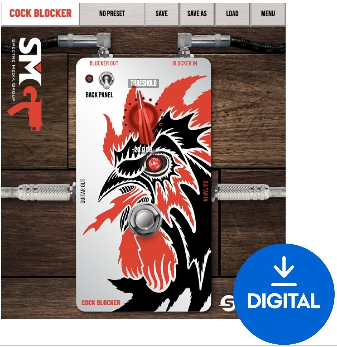 Logiciel de studio Plugins d'effets Spectre Digital SMG Cockblocker (Produit numérique)
