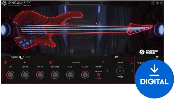 Studiový software VST Instrument Spectre Digital Singularity Virtual Bass (Digitální produkt) - 1