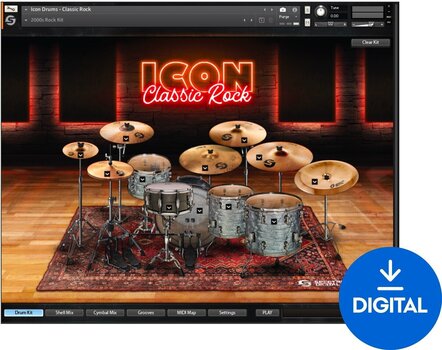 Logiciel de studio Plugins d'effets Spectre Digital Icon Drums Classic Rock (Produit numérique) - 1