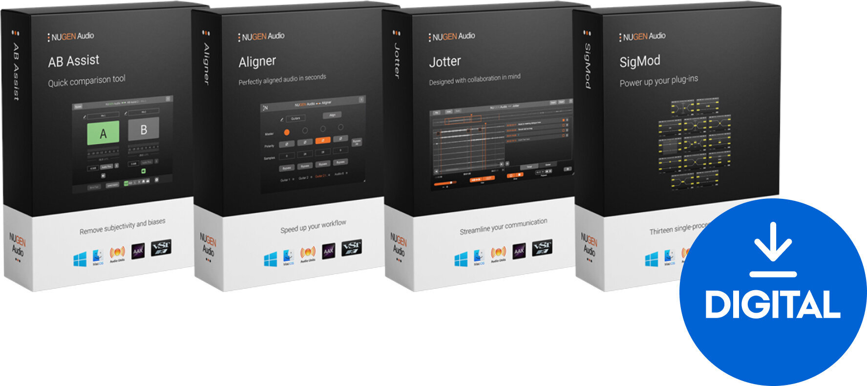 Plug-in de efeitos Nugen Audio NUtility Toolkit (Produto digital)