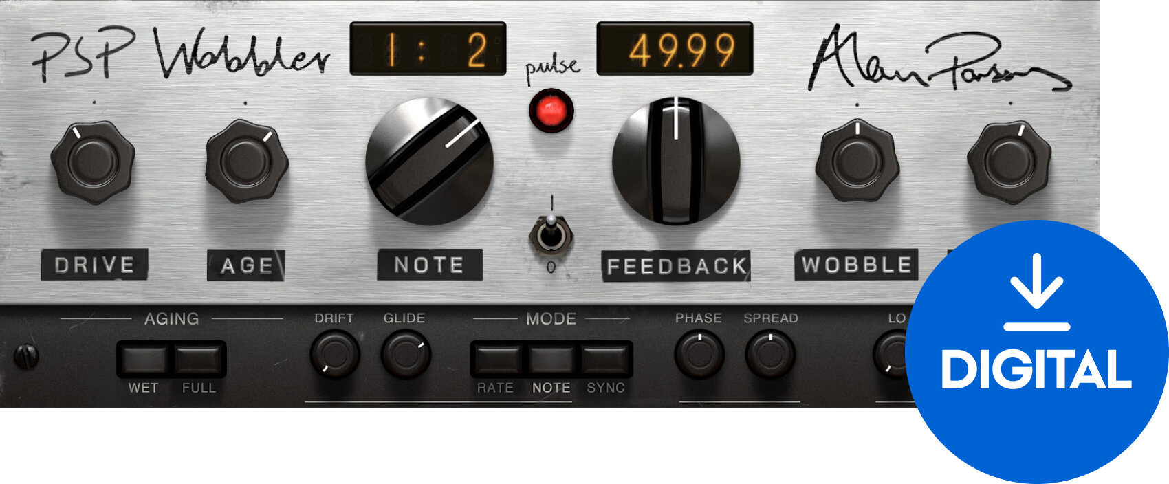 Logiciel de studio Plugins d'effets PSP Audioware Wobbler (Produit numérique)