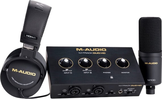 Interface audio USB M-Audio M-Track Duo HD Pack Interface audio USB - 1