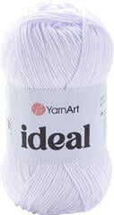 Strickgarn Yarn Art Ideal 220 White Strickgarn