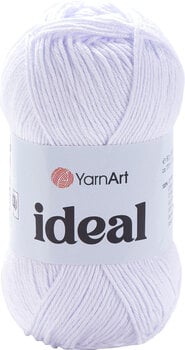 Плетива прежда Yarn Art Ideal 220 White Плетива прежда - 1