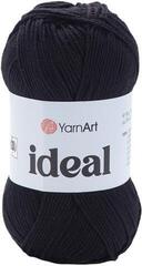 Плетива прежда Yarn Art Ideal 221 Black Плетива прежда