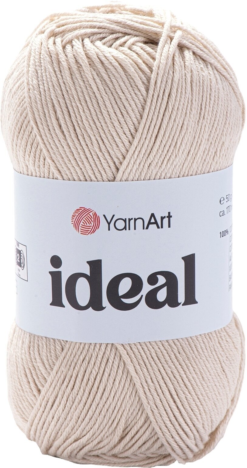 Pletací příze Yarn Art Ideal 223 Cream Pletací příze
