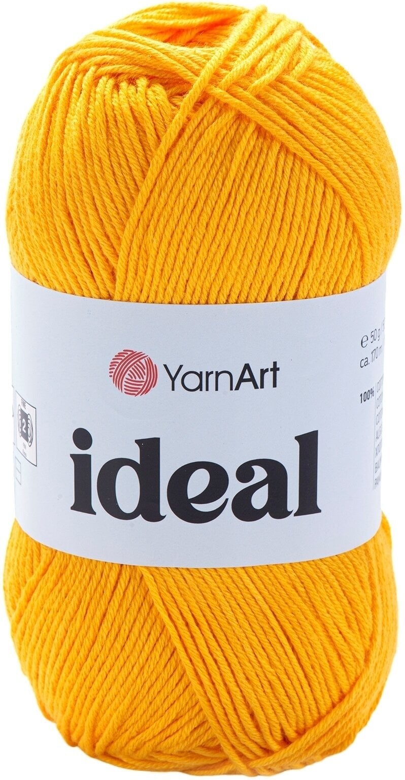 Плетива прежда Yarn Art Ideal 228 Mustard Плетива прежда