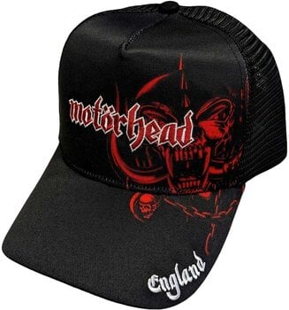 Casquette Motörhead England Red Warpig Casquette Black UNI - 1