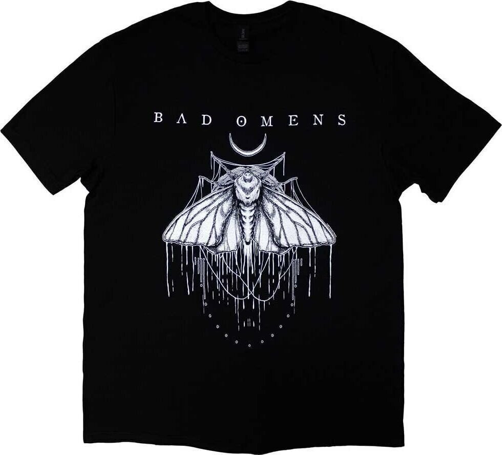 T-shirt Bad Omens T-shirt Moth Unisex Black XL